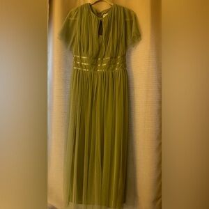 Elegant Mint Green Midi Dress